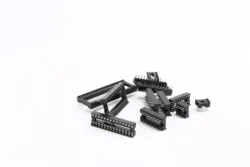 IC Sockets 2.54MM Square hole DIP6 DIP8 DIP14 DIP16 DIP18 DIP20 DIP28 PCSpins Connector DIP Socket 6 8 14 16 18 20 40pin