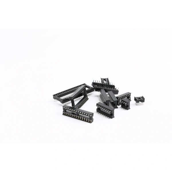 IC Sockets 2.54MM Square hole DIP6 DIP8 DIP14 DIP16 DIP18 DIP20 DIP28 PCSpins Connector DIP Socket 6 8 14 16 18 20 40pin