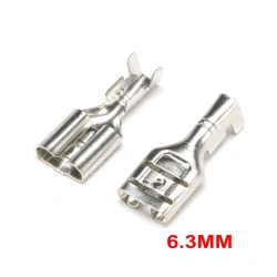 Plug Spring Terminal 2.8mm 4.8mm 6.3mm Cold-press Terminal Copper 2.8MM 4.8MM 6.3MM Insert Spring Cold-pressed Terminal