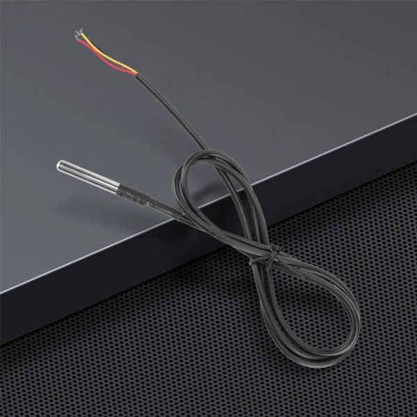 DS18B20 Temperature Sensor Module Probe Stainless Steel Temperature Sensor Probe Waterproof Adjustable Resolution