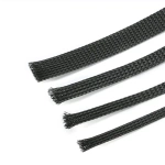 Black Cable Sleeve 4/6/8/10/12/16//18/20/25/30mm Tight PET Wire Cable Gland Protection Insulated Braid Sleeving