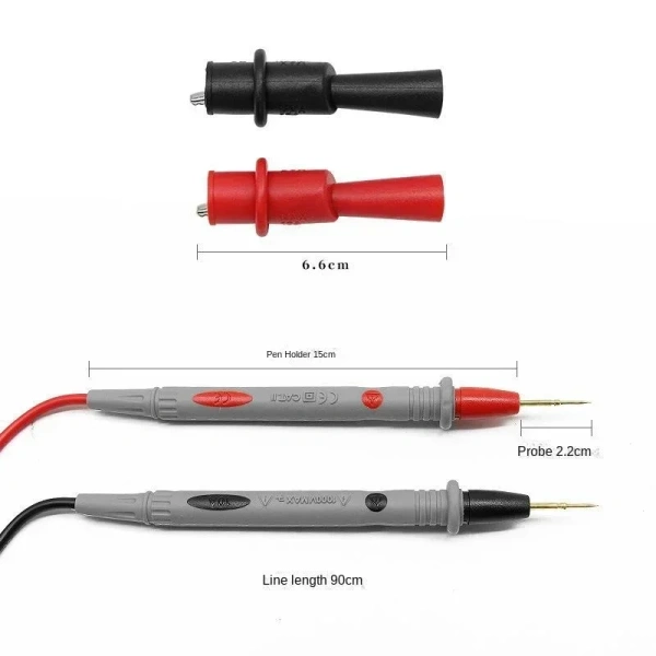 10/20A 1000V Probe Test Leads Pin for Digital Multimeter Needle Tip Multi Meter Tester Lead Probe Wire Pen Cable