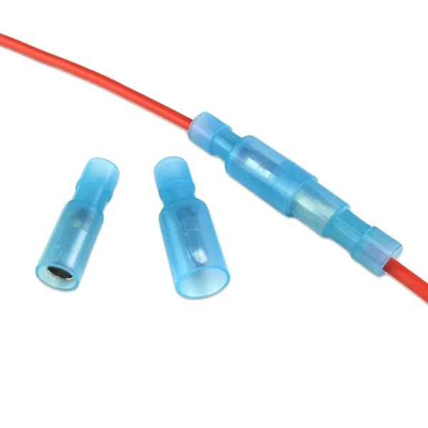Bullet Terminals Crimp Connector Elelctric Terminals for Wire Terminal Butt Splice Electrical Cable Conector