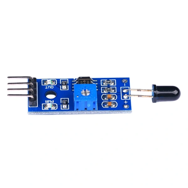 4 Pin IR Flame Detection Sensor Module Sensitivity Adjustable Fire ...