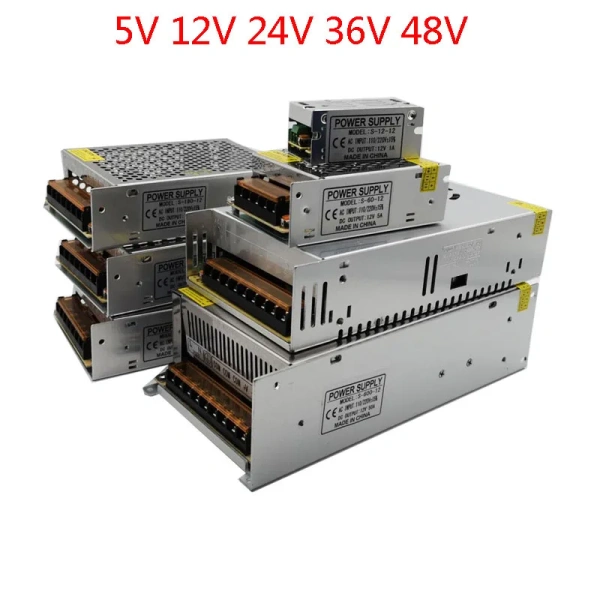 Lighting Transformer DC 5V/12V/24V/36V/48V Switch Power Supply Adapter LED Strip Driver Lamp 60W 100W 150W 200W 300W 400W 500W