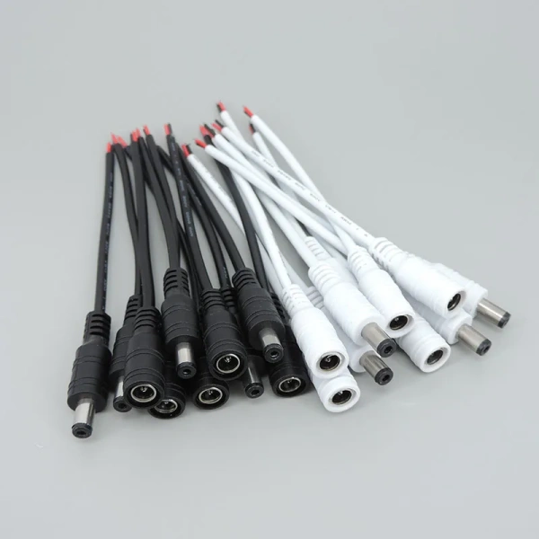 DC Power Cable with 5.5x2.1mm Connectors