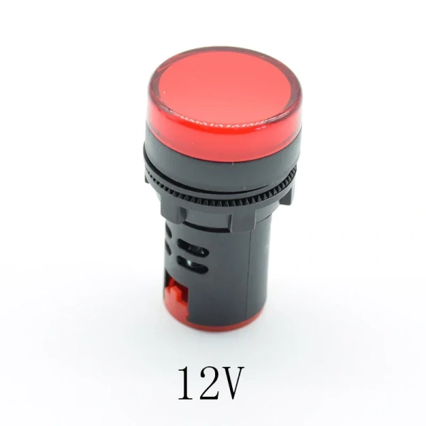 12V 24V 110V 220V 22mm Panel Mount LED Power Indicator Pilot Signal Light Lamp red blue green white yellow lamp