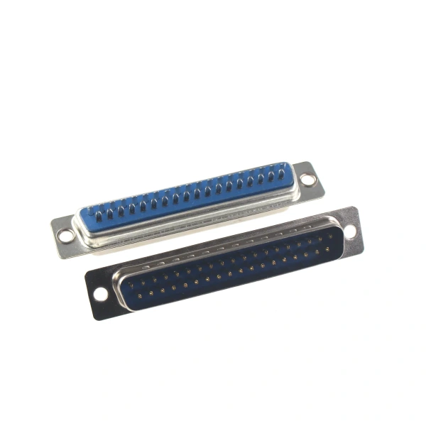 DB9 DB15 DB25 DB37 Hole/Pin Female/Male Blue Welded Connector RS232 serial port socket DB D-SUB adapter 9/15/25/37 pin