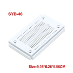 Breadboard MB-102/SYB-130/SYB-46/Mini 400 Holes Solderless Breadboard Mini Universal PCB Experimental Circuit DIY Breadboard