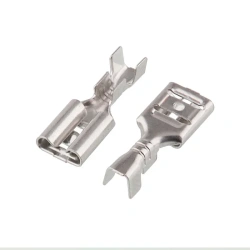 Terminal Electrical Connectors 2.8/4.8/6.3mm Butt Splice Lug Terminals for Wire 12awg Crimp Cable Eletrico Car Accessories