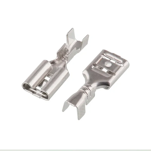 Terminal Electrical Connectors 2.8/4.8/6.3mm Butt Splice Lug Terminals for Wire 12awg Crimp Cable Eletrico Car Accessories