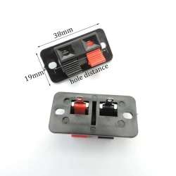 Connector Terminal 2P 4P Positions Push In Jack Spring Load Audio power supply Speaker Breadboard Clips switch button p1