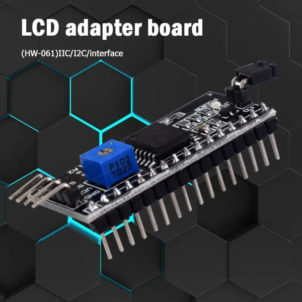 LCD Adapter Board Converter Module Support I2C Protocol IIC/I2C Interface LCD 1602/2004 Adapter Board
