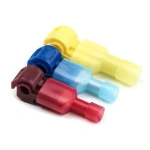 Quick T Type Electrical Cable Wire Connectors Straight Lock Crimping Waterproof Insulated Wire Crimp Terminal