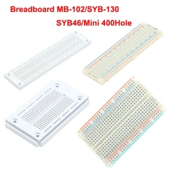 Breadboard MB-102/SYB-130/SYB-46/Mini 400 Holes Solderless Breadboard Mini Universal PCB Experimental Circuit DIY Breadboard