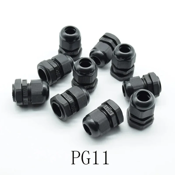 IP68 PG7 PG9 PG11 PG13.5 PG16 for 3-6.5mm-14mm Wire Cable CE Waterproof Nylon Plastic Cable Gland Connector