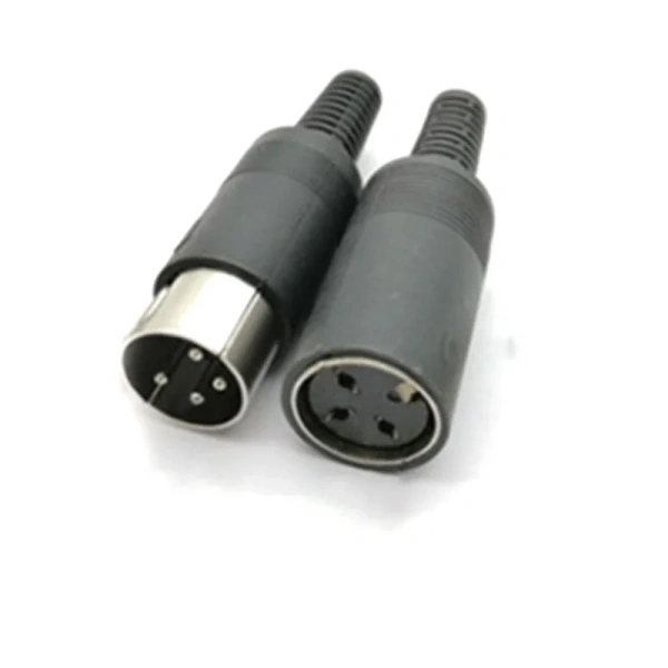 DIN 3pin 4pin 5pin 6pin 7pin 8 Pin Male Female Plug socket jack Solder Connector with Plastic Handle D Connectors P1