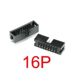 2.54MM pitch  dip 6P 10P 20P 26P 34P 40P PIN MALE SOCKET straight idc box headers PCB CONNECTOR DOUBLE ROW DC3 HEADER