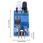 Infrared Distance Sensor Obstacle Avoidance Sensor Module 3 Pin Anti-Collision Sensor Module for Smart Car Robot