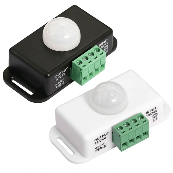 DC 12V 24V 6A Infrared PIR Motion Sensor Detector Switch Automatic PIR Motion Sensor Light Switch for LED Strip Light Lamp