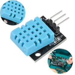 Ralative Humidity Sensor Module with PCB KY-015 DHT11 Digital Temp Humidity Gauge Monitor 0-50 Celsius 3.3V-5V DIY Starter Kit