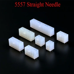4.2mm Pitch 5557 Female Socket Double Row Straight Needle Power Wire Connector 2x2~12Pin for PC Computer ATX Graphics Card