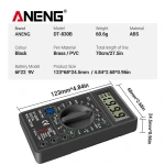 DT830B Digital Multimeter AC/DC LCD Mini Voltmeter Ammeter Ohm Tester 750/1000V High Safety Handheld Meter With Probe