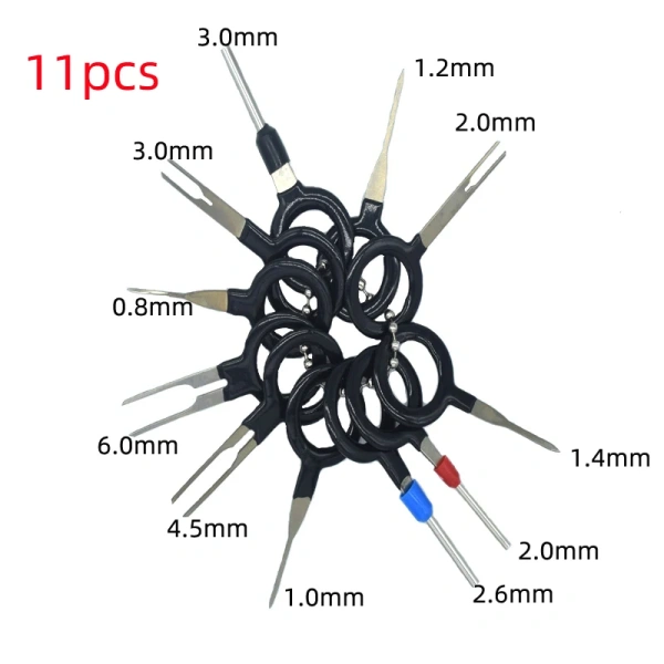 3/11/18pcs Terminal Removal Tool Wire Plug Connector Extractor Puller Release Pin Crimp Extractor Kit For Car Plug Repair Tool