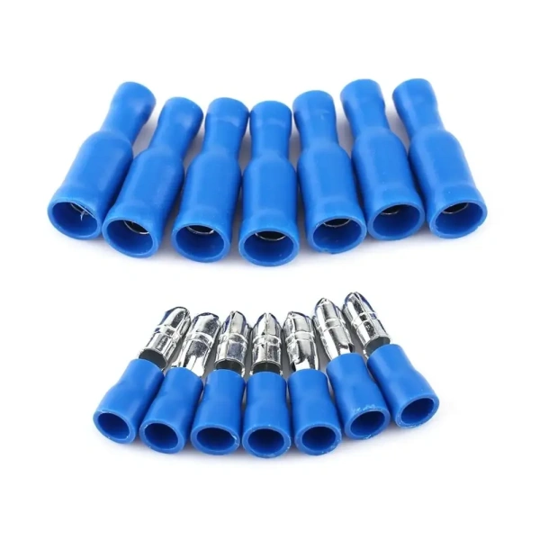 Bullet Terminals Crimp Connector Elelctric Terminals for Wire Terminal Butt Splice Electrical Cable Conector