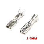 Plug Spring Terminal 2.8mm 4.8mm 6.3mm Cold-press Terminal Copper 2.8MM 4.8MM 6.3MM Insert Spring Cold-pressed Terminal