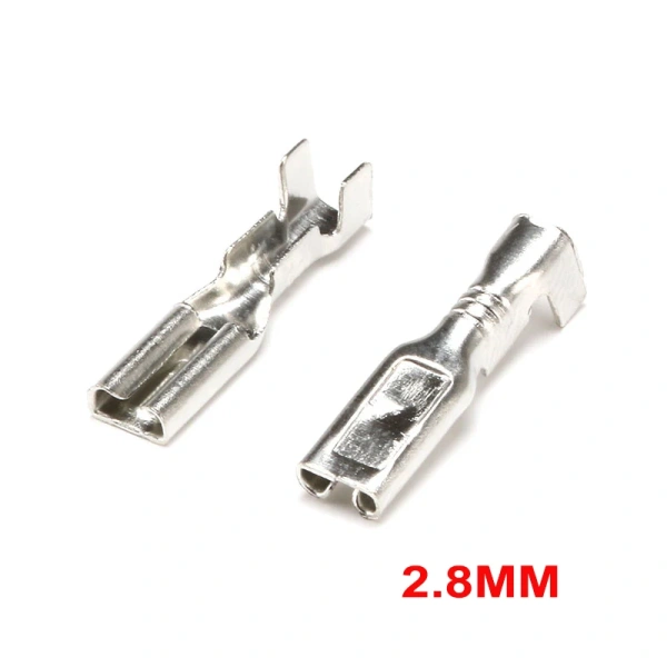Plug Spring Terminal 2.8mm 4.8mm 6.3mm Cold-press Terminal Copper 2.8MM 4.8MM 6.3MM Insert Spring Cold-pressed Terminal