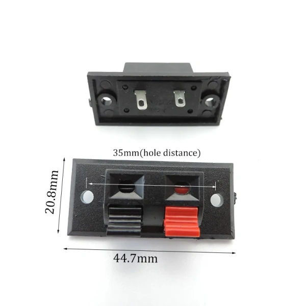 Connector Terminal 2P 4P Positions Push In Jack Spring Load Audio power supply Speaker Breadboard Clips switch button p1