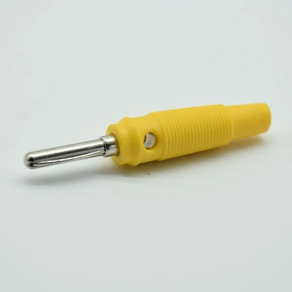 Type BP412 4mm Banana Plug 20A Copper Single needle High Current Insulated Shrouded Stackable Connector Soldering