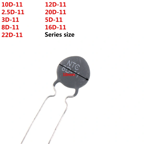 thermistor 10d-11 3d-9 5d-9 8d-9 20d-9 33d-9 16d-15 20d-20 30d-20 3d-20 6d-20 3d-2020d-20 3d-25 10d-25 20d-25