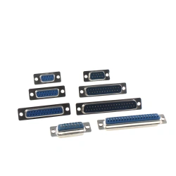 DB9 DB15 DB25 DB37 Hole/Pin Female/Male Blue Welded Connector RS232 serial port socket DB D-SUB adapter 9/15/25/37 pin