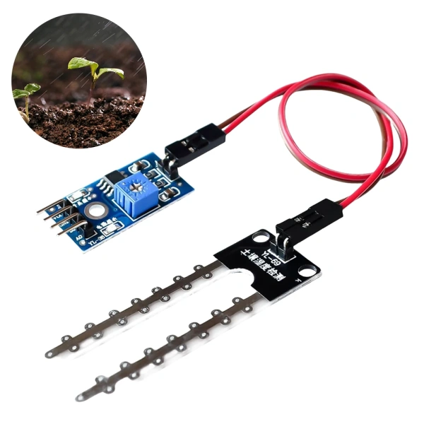 Smart Electronics Soil Moisture Hygrometer LM393 Soil Moisture Meter Detection Module High Precision for Robot Smart Car