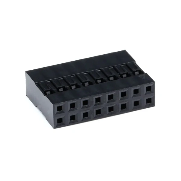 2.54mm Dupont Double Row Plastic Shell 2x2P/2x3/2x4//2x6-2x20P Dupont Connector/Cable Case /Plug Jump Wire Housing