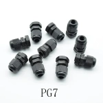 IP68 PG7 PG9 PG11 PG13.5 PG16 for 3-6.5mm-14mm Wire Cable CE Waterproof Nylon Plastic Cable Gland Connector