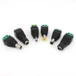 DC Male Female power supply Connector 5.5 x 2.1MM 5.5*2.5MM 3.5*1.35MM 5.5mm x 2.5mm Jack Adapter Plug for Led Strip Light p1