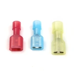 NYLON Male Female Fully Insulated Spade joint Cable Wire Connector Wiring Cable Plug Crimp Terminals FDFN MDFN