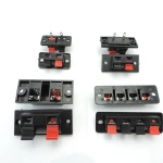 Connector Terminal 2P 4P Positions Push In Jack Spring Load Audio power supply Speaker Breadboard Clips switch button p1