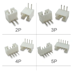 2.0mm Pitch  PH2.0 Right Angle Curved Needle Female Connector 2P/3P/4P/5P/6P/7P/8P/9P/10P-13p pin White Connector
