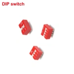 DIP Switch 2.54MM Pitch Toggle Switch Dial The Code 2P 3P 4P 5P 6P 8 PIN Quick Switch Red 2.54MM