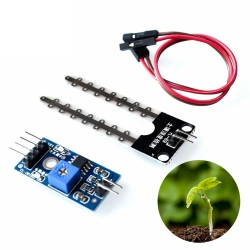 Smart Electronics Soil Moisture Hygrometer LM393 Soil Moisture Meter Detection Module High Precision for Robot Smart Car