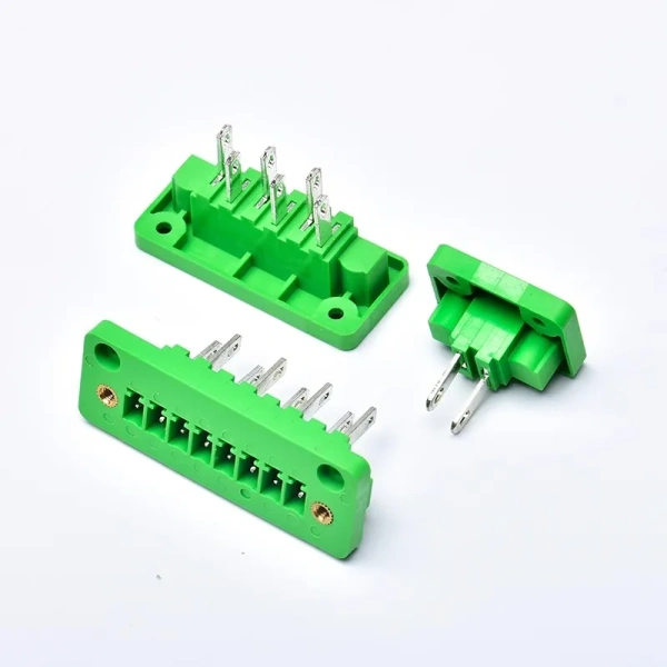 3.81mm Pitch 2EDGWB 5.08/15EDGWB 3.81 2/3/4/5/6/10/12Pin Wall Terminal Plug Type Connector Pcb Screw Terminal Block