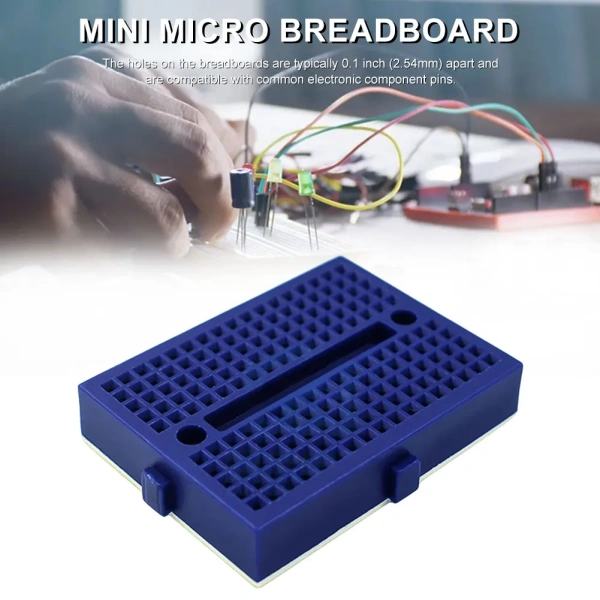 SYB-170 Mini Solderless Prototype Breadboard 170 Holes Breadboard Prototype Board 35x47mm for Small DIY Kits
