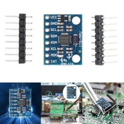 GY-521 MPU-6050 3 Axis Analog Gyro Sensors 16 Bit Data Output 3 Axis Accelerometer Module IIC I2C MPU6050 Module for Arduino