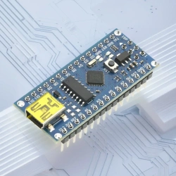 Atmega168/328 Welding Development Board Nano V3 Micro Development Board CH340 Microcontroller Board with PIN Headers for Arduino