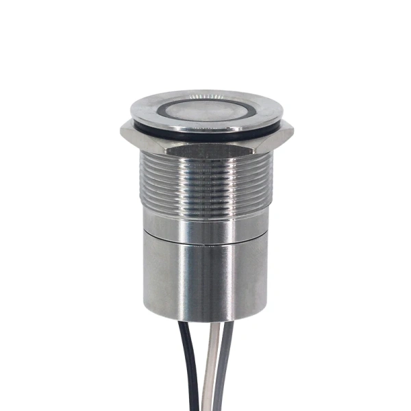 Electric Contacts IP68 Touch Switch Waterproof Button Led Momentary Induction 16/19/22/25/30mm Fix on Off Switches 24v 12v 110v