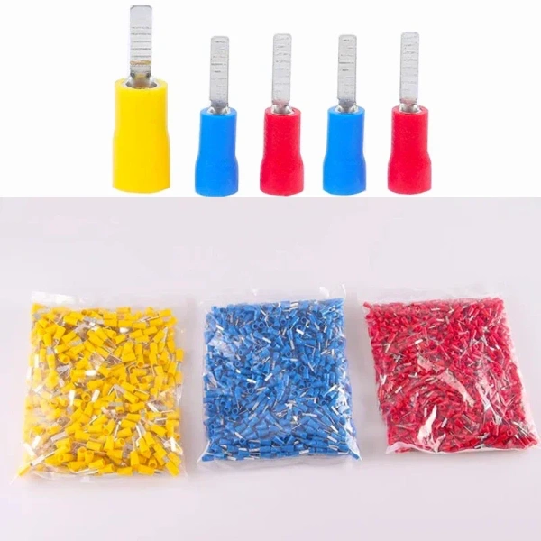 Blade Terminals Insulated Crimp Terminals DBV1.25/2/5.5 Cold Press Terminal Wire Electrical Connector